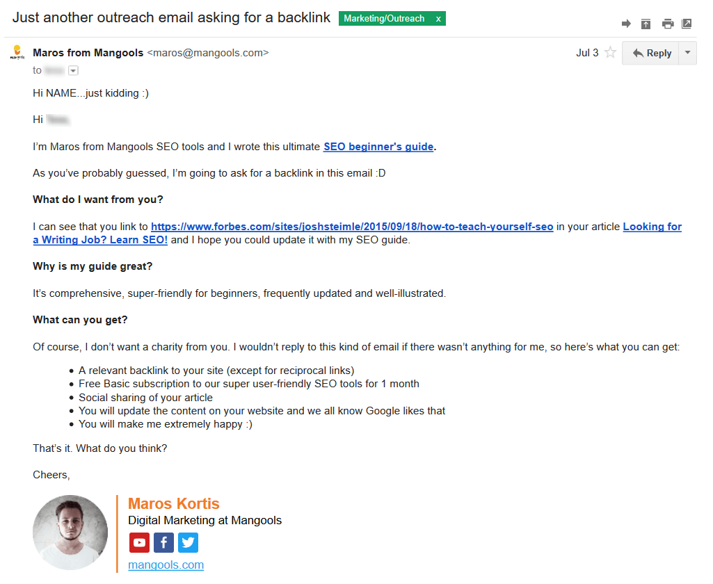 skyscraper email template