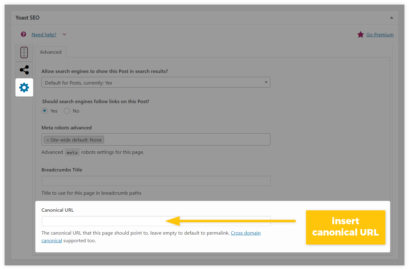 canonical-tag-in-Yoast-SEO-example